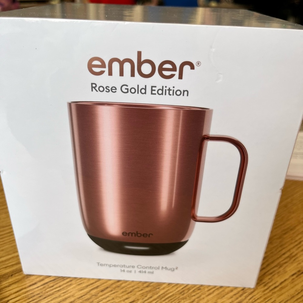 Ember Mug 2 14 oz, Rose Gold, Unopened in sealed box! Currently retailing 179.95